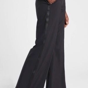 Athleta Nolita Black Wide-Leg Trousers